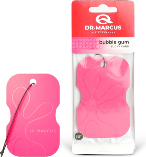 Dr. Marcus Lucky Card Bubble Gum ambientador para coche