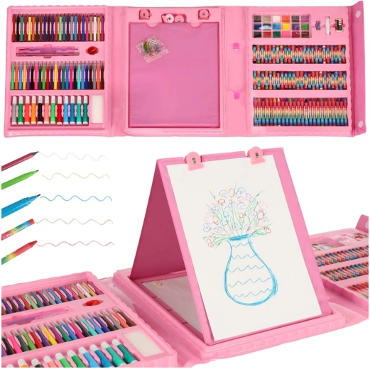 Set artístico rosa para niños