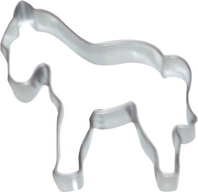 Cortador de galletas de acero inoxidable – caballo (juego de 10 uds.)