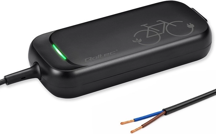 Cargador Qoltec para bicicleta eléctrica 36 V (salida 42 V) 2 A – cable abierto sin conector
