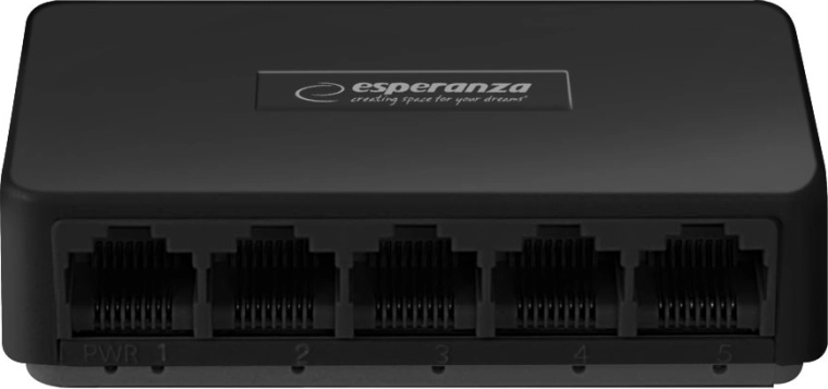 Switch Gigabit de 5 puertos Esperanza ONYX
