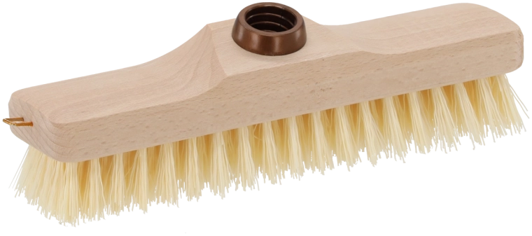 Cepillo de fregar de madera de haya con fibras naturales de basina 23 cm