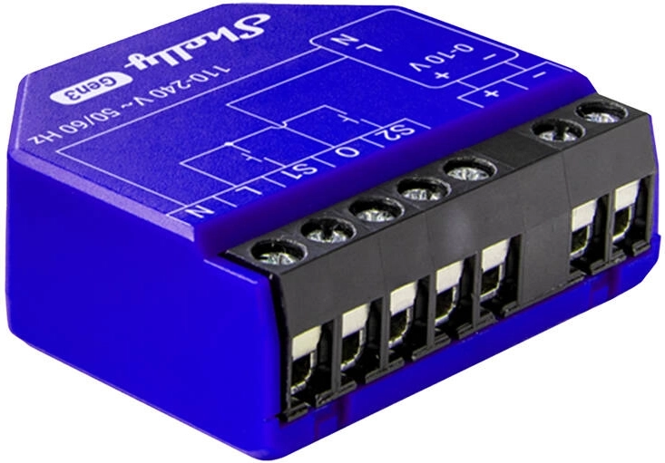 Shelly Pro Dimmer 0/1-10V PM controlador de iluminación