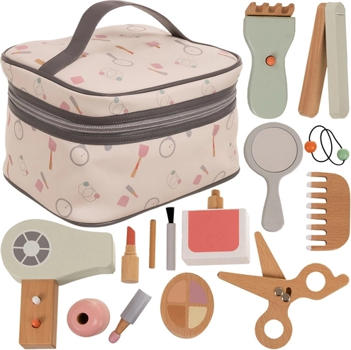 Kruzzel set de cosmética infantil de madera 17 en 1