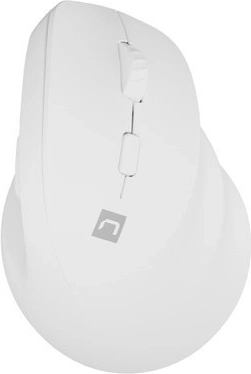 Ratón vertical inalámbrico Crake 2 BT 5.2 + 2.4GHz blanco