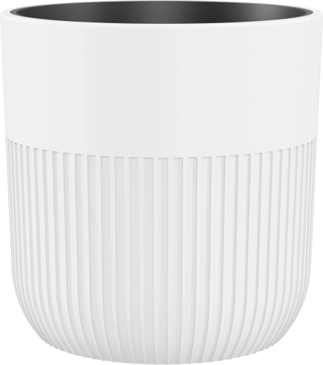 Maceta LUCA 40 blanca con inserto