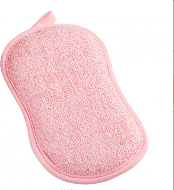 Esponja de limpieza de cocina de doble cara – rosa