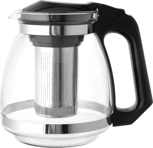 Tetera de vidrio con filtro de infusión 1500 ml