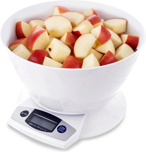 Báscula de cocina digital con bol 5 kg, 2,5 l