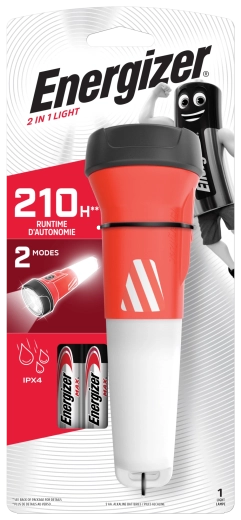 Energizer linterna de camping de mano 2 en 1 y luz nocturna - 1 unidad
