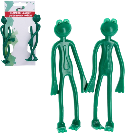 Juego de clips para plantas rana 13,5 cm – 2 uds