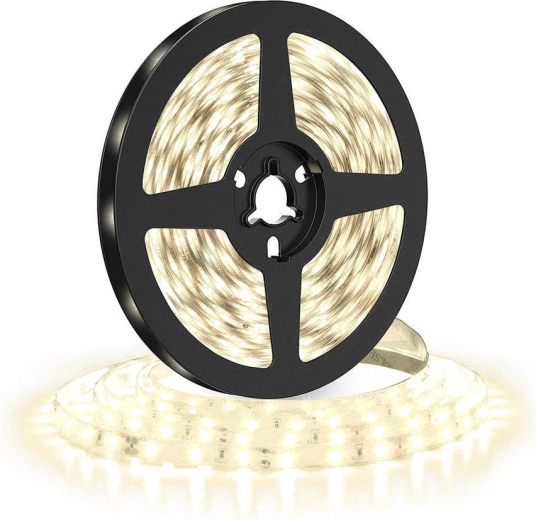 Tira LED Solight de 5 m, 120 LED/m, 12 V, 4000 K, luz blanca neutra