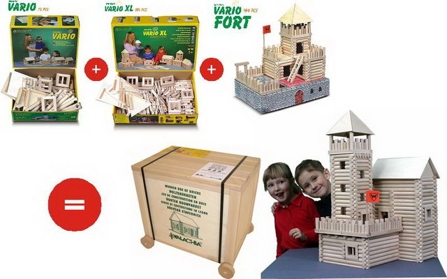 Vario Box kit de construcción 450 piezas Walachia