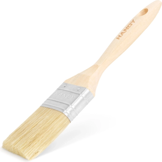Brocha plana de pintura con mango de madera de 50 mm
