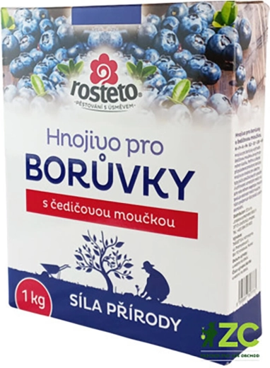 Fertilizante Rosteto con harina de diatomita para arándanos 1 kg