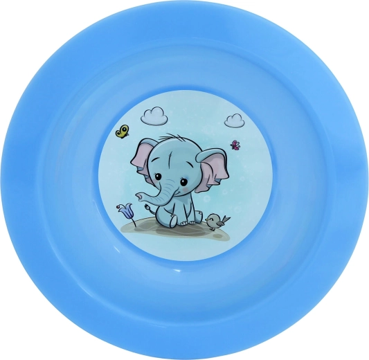 Plato hondo infantil 17,3 cm SOL, plástico, mezcla de colores