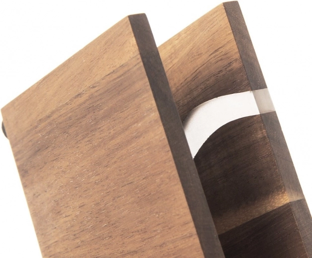 Madera de acacia natural con resina