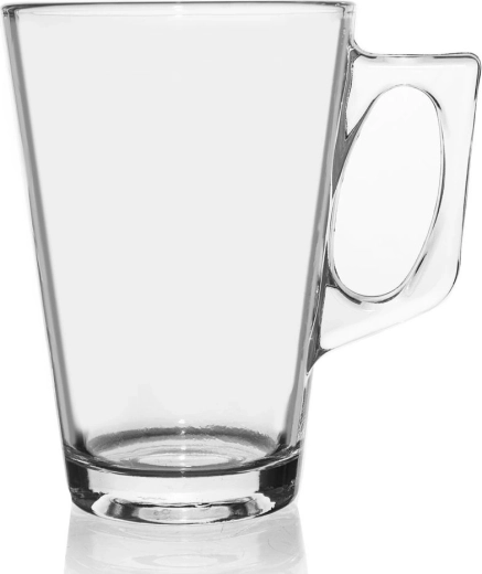 Vidrio resistente y asa cómoda