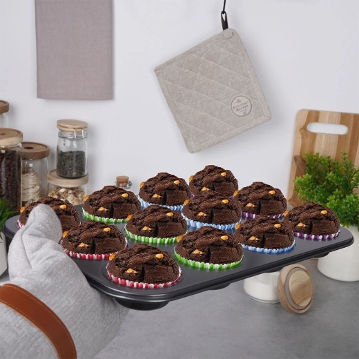 Horneado de 12 muffins a la vez