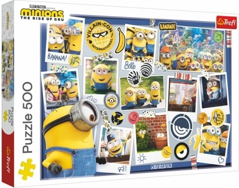 Puzzle Minions Colección loca de fotografías 500 piezas