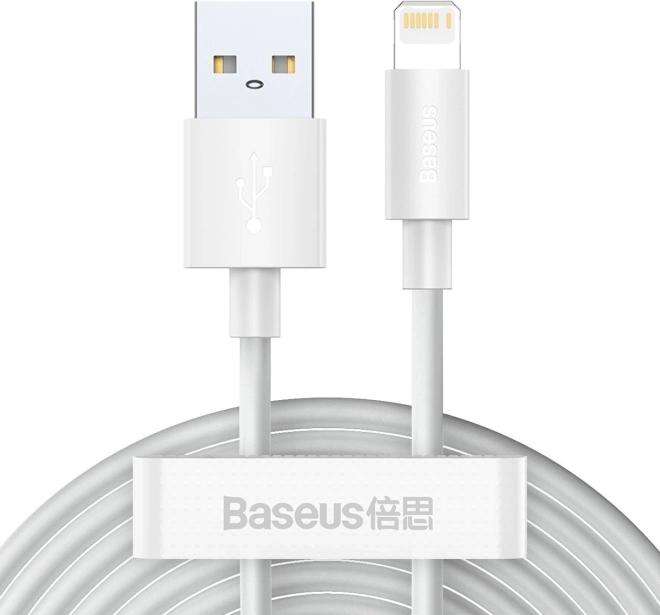 Juego de cables de datos USB a Lightning Baseus Simple Wisdom