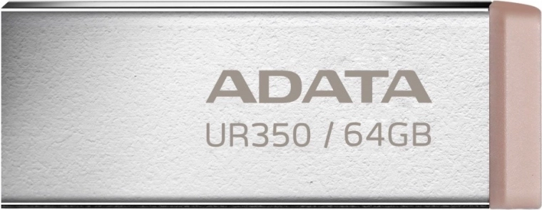 Unidad flash USB ADATA Ur350 64GB USB3.2 metal marrón