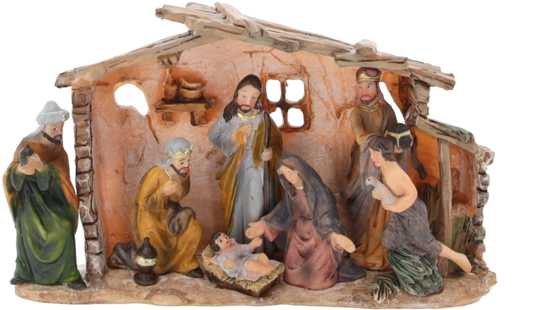 Figuras detalladas y pintadas a mano
