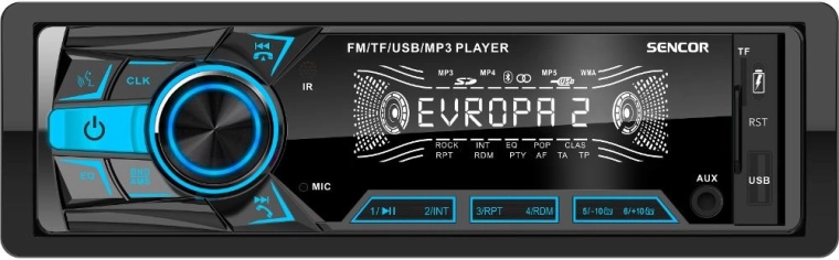 Sencor SCT 5060BMR autorradio 2DIN con pantalla táctil