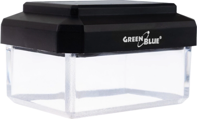 Tapa LED solar para poste 60 × 40 mm, blanco cálido 3200 K
