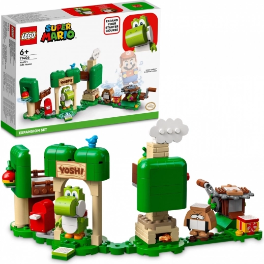 LEGO® Super Mario™ 71406 La casa de regalos de Yoshi – set de expansión
