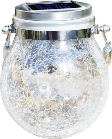 Farol de jardín solar colgante L, luz blanca