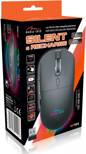 Doble inalámbrico: Bluetooth 5.0 y 2,4 GHz