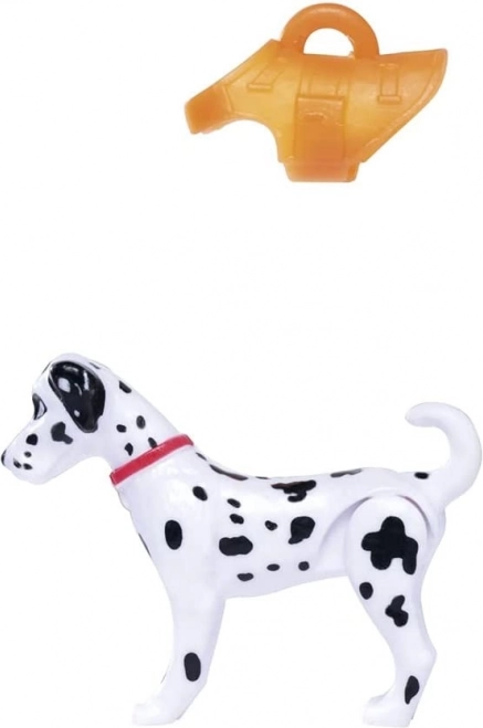 Figuras de Rose y el perro Radar con accesorios