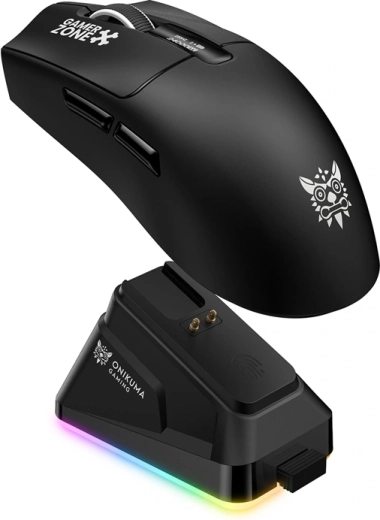 Ratón gaming inalámbrico ONIKUMA DM10 negro