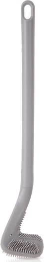 Escobilla de WC de silicona gris 40 cm