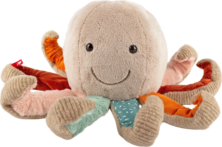 Sigikid primera pulpo de peluche patchwork 26 cm