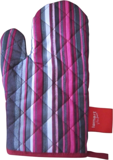 Manopla de cocina Lamart con rayas de colores 26 × 17 cm