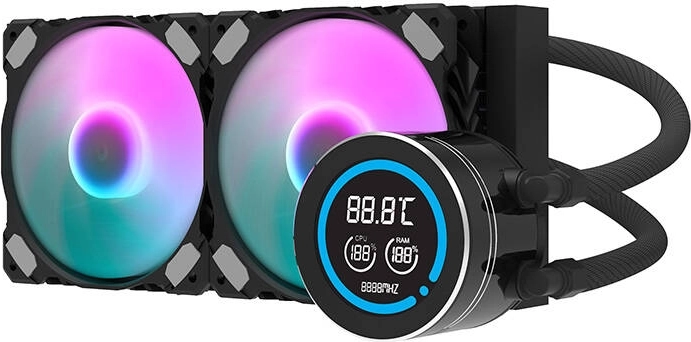 Refrigeración líquida Darkflash DN-D240 negra