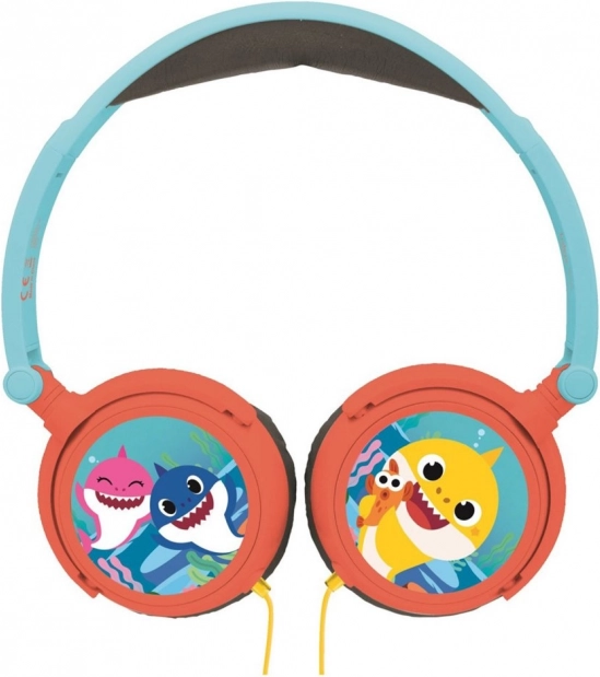 Auriculares infantiles plegables con cable BABY SHARK con limitación de volumen