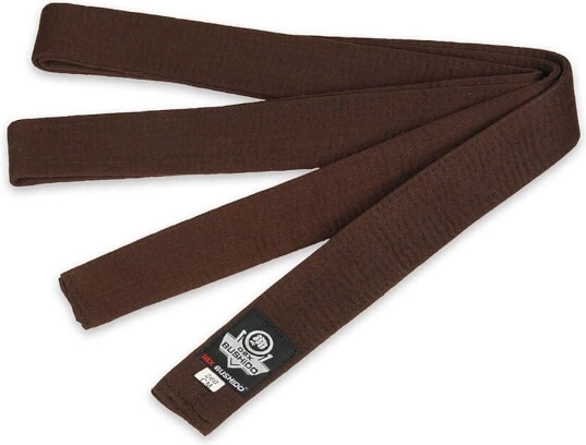 Cinturón marrón para kimono DBX BUSHIDO OBI – Código 341165-1
