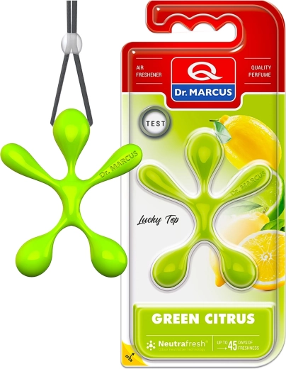 Dr. Marcus Lucky Top Green Citrus ambientador para coche