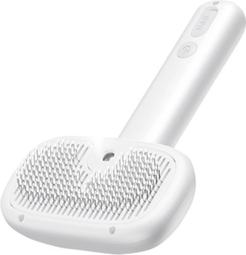 Cepillo de vapor para el pelo ROJECO – blanco, inalámbrico e impermeable