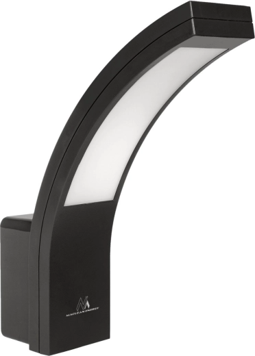 Aplique LED de pared exterior 10 W negro