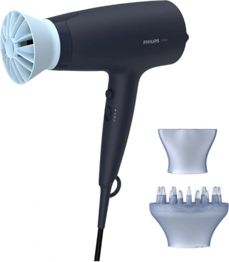 Secador de pelo Philips 2100 W con ionización y tecnología ThermoProtect