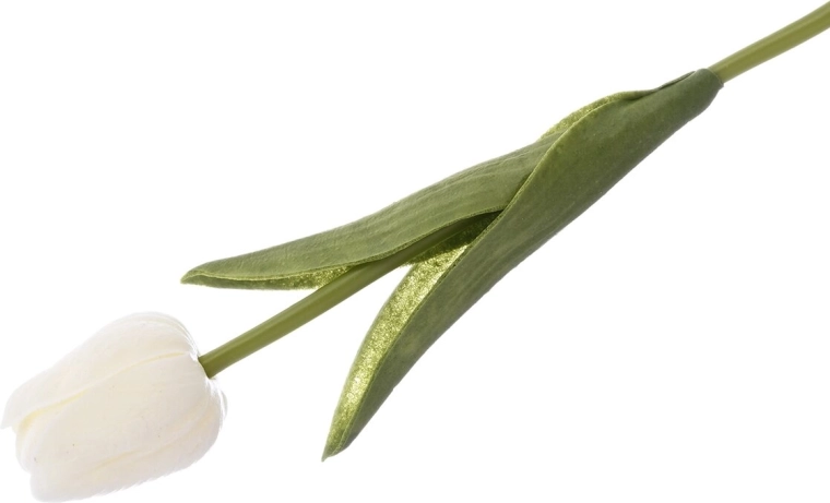 Tulipán artificial blanco 33 cm