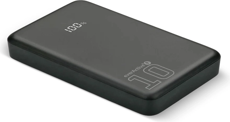 Powerbank de 10 000 mAh con LCD, carga rápida de 20W, 2× USB‑C y 1× USB‑A