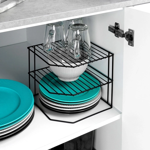 Estructura metálica resistente en color negro