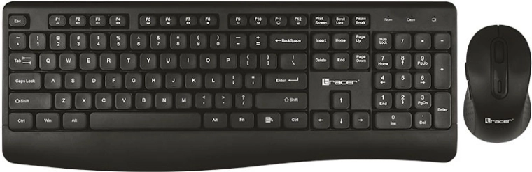 Kit inalámbrico de teclado y ratón TRACER Bartix II RF Nano