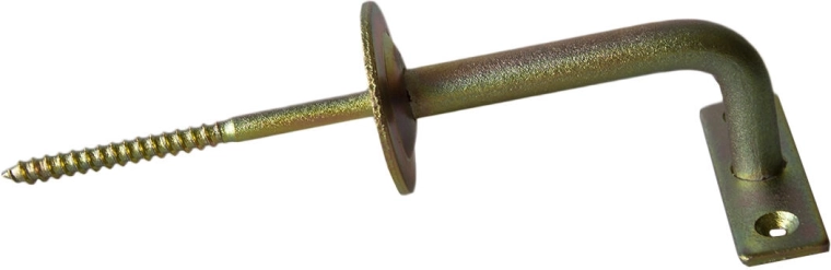 Soporte de pasamanos para barandilla Klasik, zinc amarillo