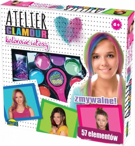 Set de cosmética Atelier Glamour Cabello colorido